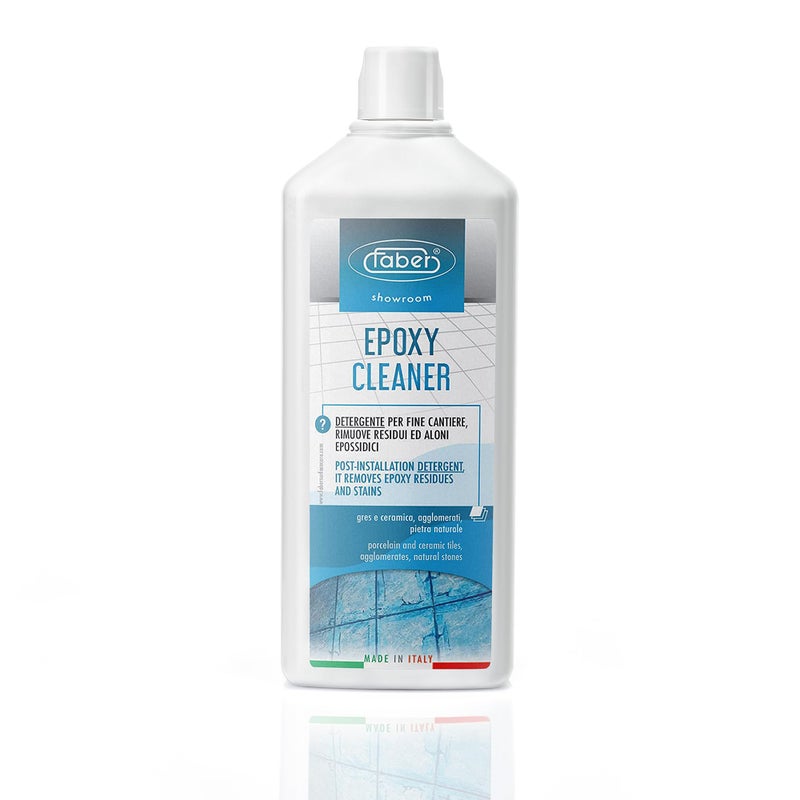 FABER Epoxy Remover â€“ Epoxy Resin Haze Remover and Post Construction Cement Grout Cleaner to Renew Refresh & Restore Natural Shine of Porcelain Ceramic Tile Floor - Heavy Duty Alkaline Compound - Image 1